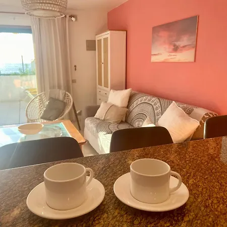 With Pool And Sea View Апартаменты Акантиладо-де-Лос-Хигантес